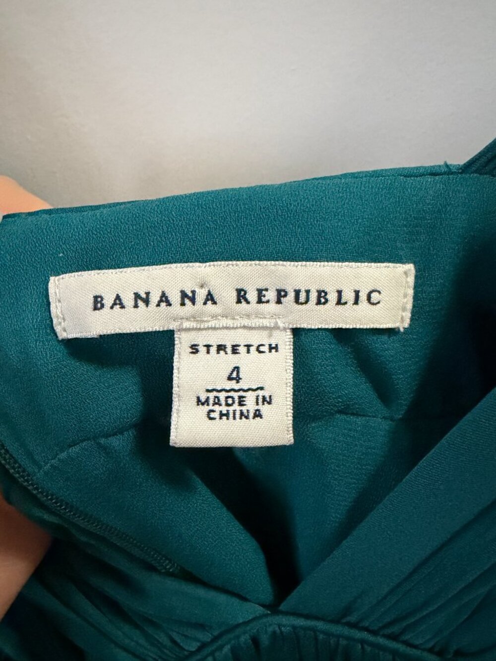 Banana Republic Silk Teal Maxi Dress - Picture 3 of 4